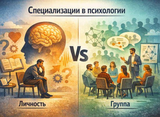 Специализации в психологии