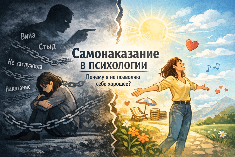 Самонаказание: почему я не позволяю себе хорошее